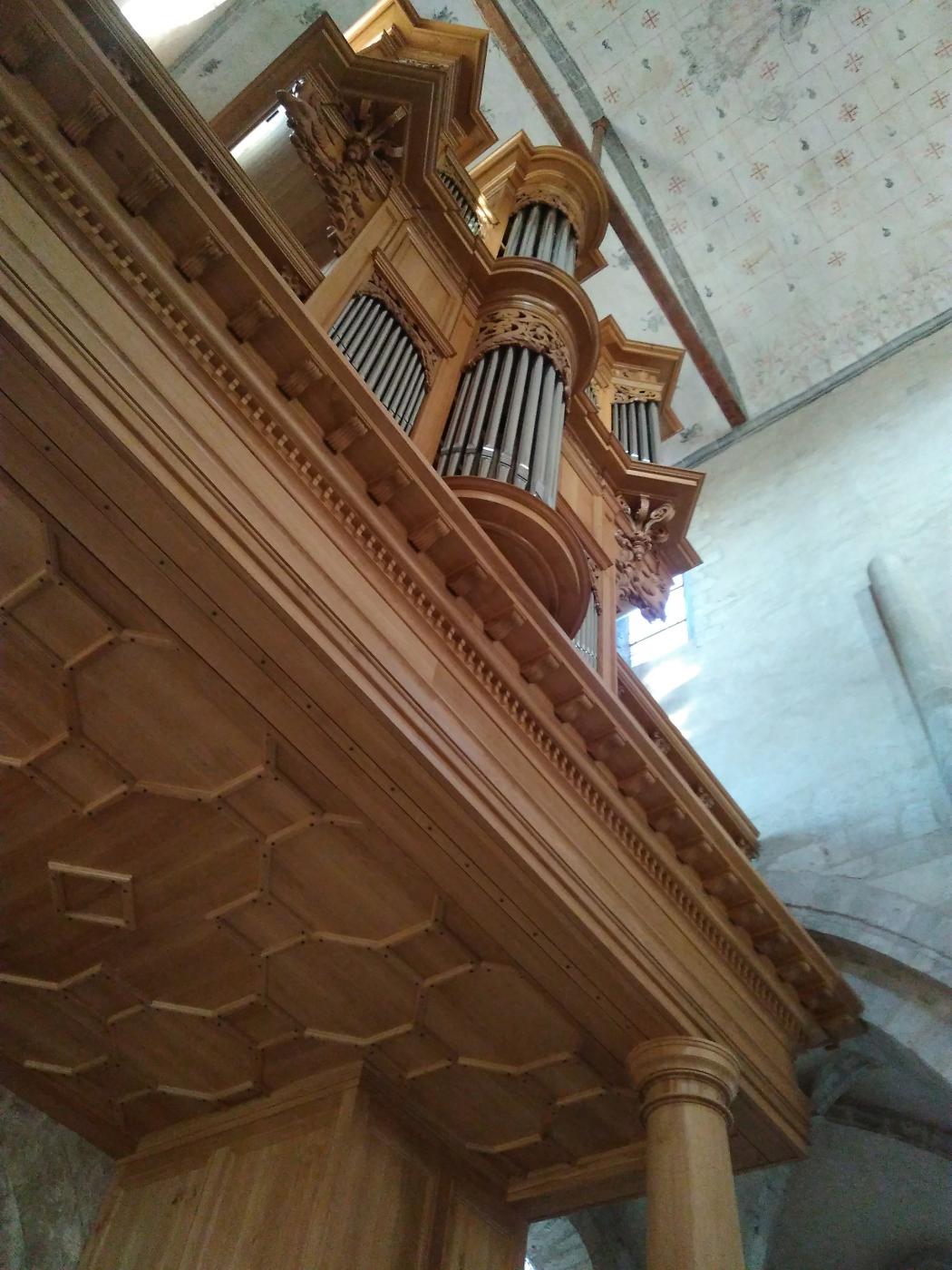 Tribune de l'orgue de l'Eglise de Saint-Gilles d'Etampes (91)
